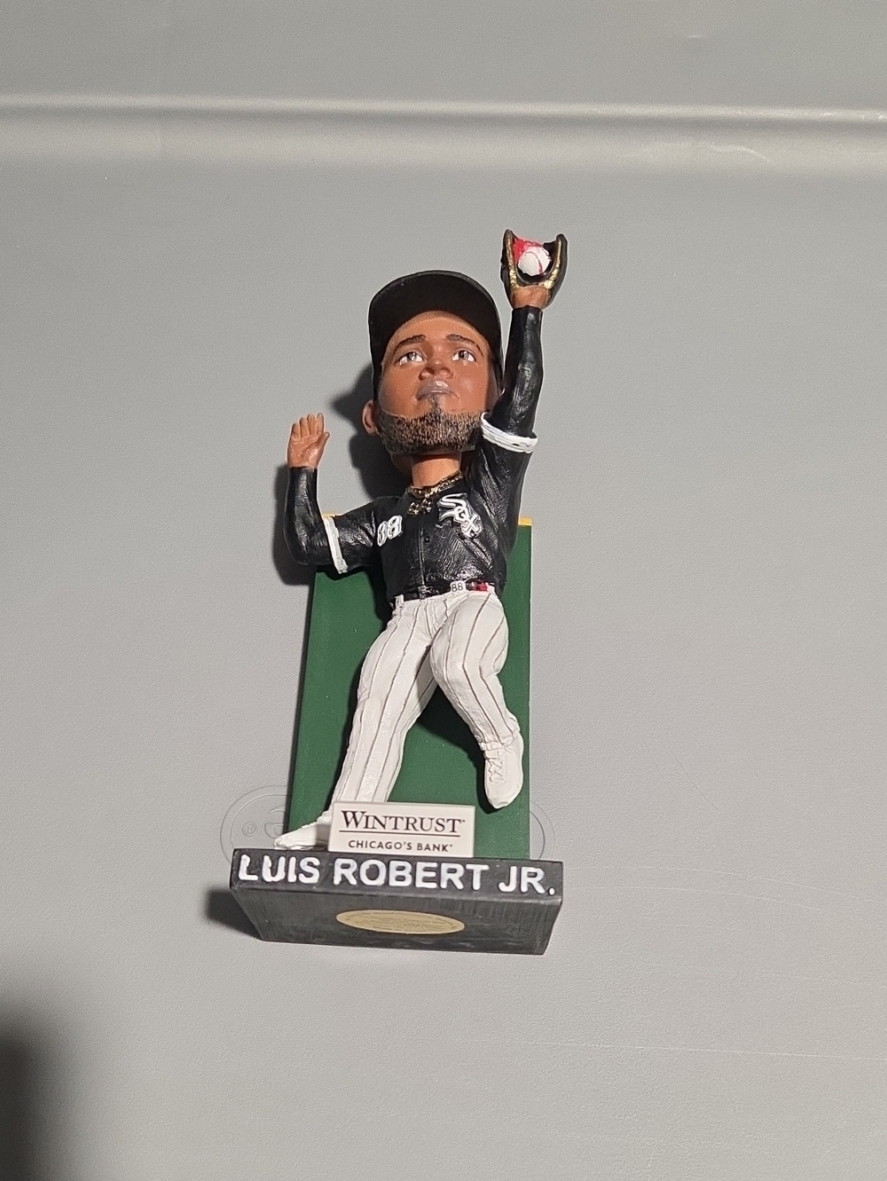 Luis Robert Jr. Chicago White Sox Black & White Bobblehead